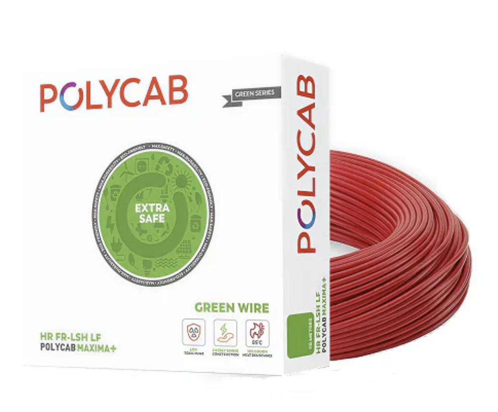 Polycab Maxima+ FR-LSH Wire 2.5sqmm 90m
